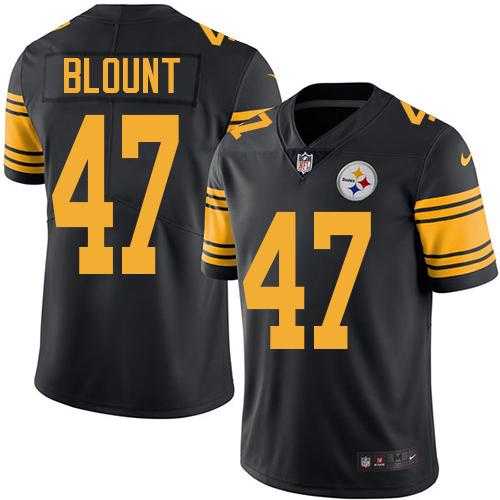 Nike Men & Women & Youth Steelers 47 Mel Blount Black Color Rush Limited Jersey,We sell and wholesale Nike Men & Women & Youth Steelers 47 Mel Blount Black Color Rush Limited Jersey on line form chian!
